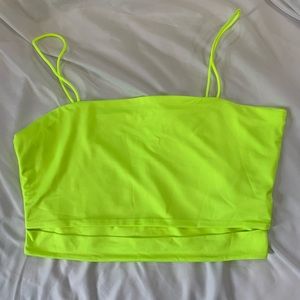 SHEIN crop top w/ slit